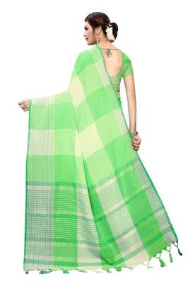 Soft Cotton Pure woven Silk Saree 2