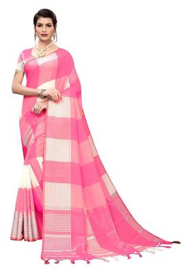 Soft Cotton Pure woven Silk Saree 1