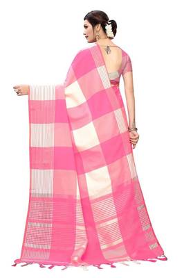 Soft Cotton Pure woven Silk Saree 3
