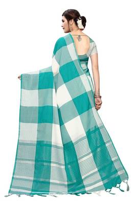 Soft Cotton Pure woven Silk Saree 3