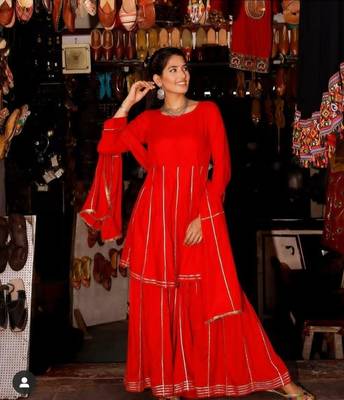 Printed Rayon Designer Kurta set 1