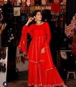 Printed Rayon Designer Kurta set