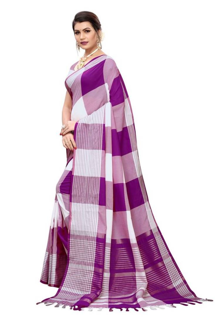 Soft Cotton Pure woven Silk Saree