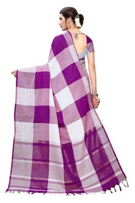 Soft Cotton Pure woven Silk Saree 4