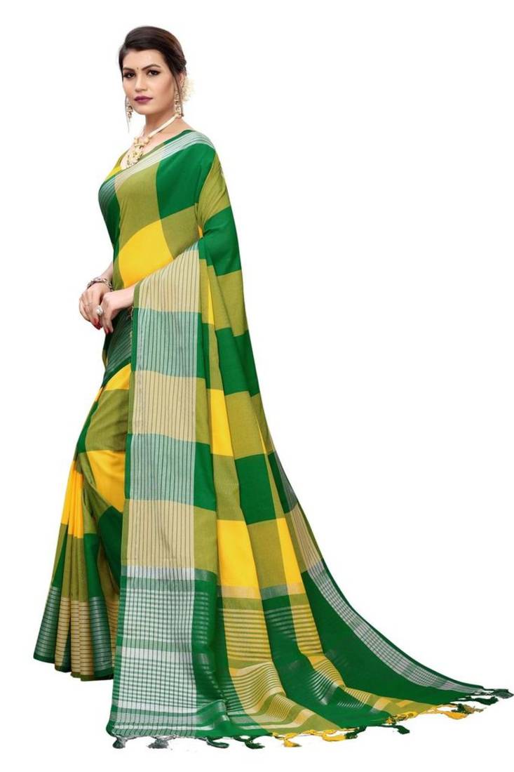 Soft Cotton Pure woven Silk Saree