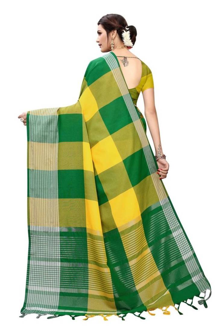 Soft Cotton Pure woven Silk Saree