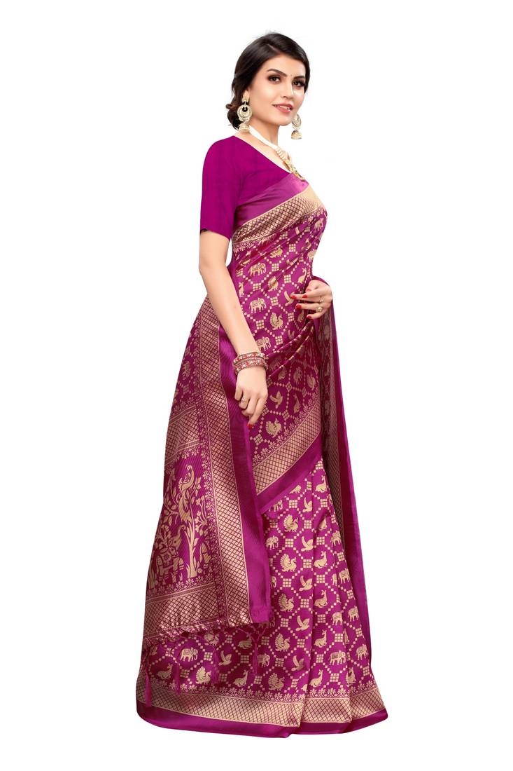 Latest Banarasi Art Silk Saree with Blouse