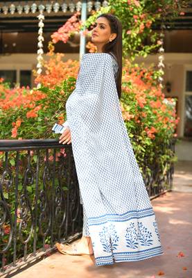 Floral Printed Cotton Suit Set 3