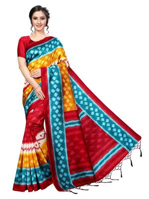 New Banarasi Art Silk Saree With  Blouse 1