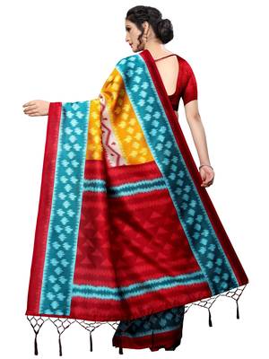 New Banarasi Art Silk Saree With  Blouse 3