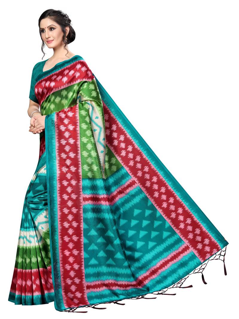 New Banarasi Art Silk Saree With  Blouse