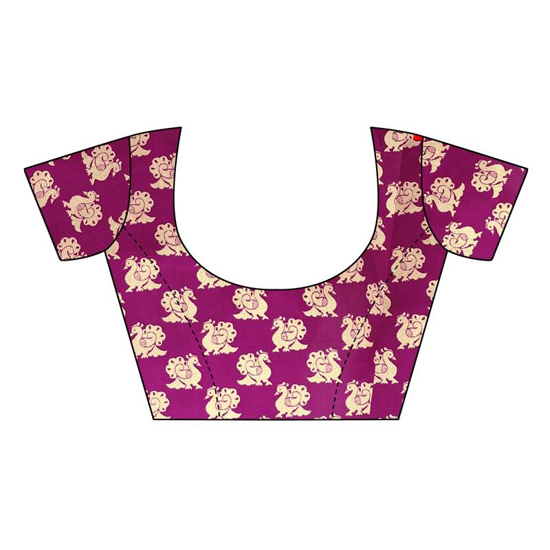 New Banarasi Art Silk Saree With  Blouse