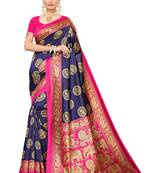 New Banarasi Art Silk Saree With  Blouse