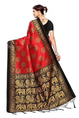 New Banarasi Art Silk Saree With  Blouse 3