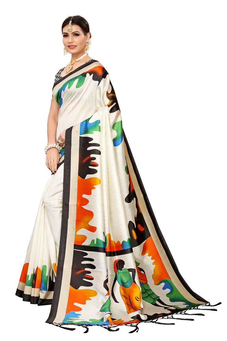 New Banarasi Art Silk Saree With  Blouse