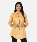 Lingra Solids Embodery Tunics