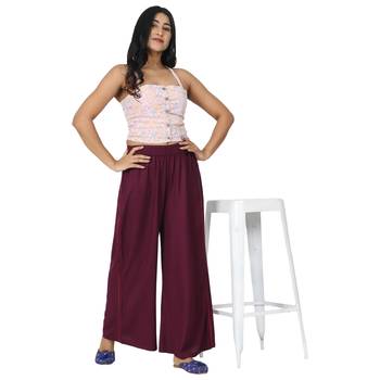 Lingra Solid Palazzos 1