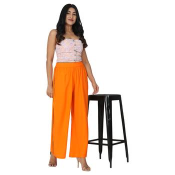 Lingra Solid Palazzos 1