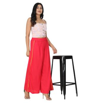Lingra Solid Palazzos 1