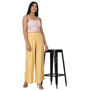 Lingra Solid Palazzos 1