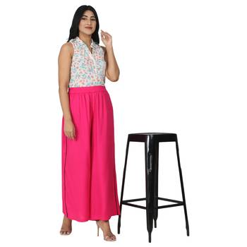 Lingra Solid Palazzos 1