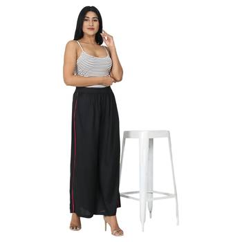 Lingra Solid Palazzos 1