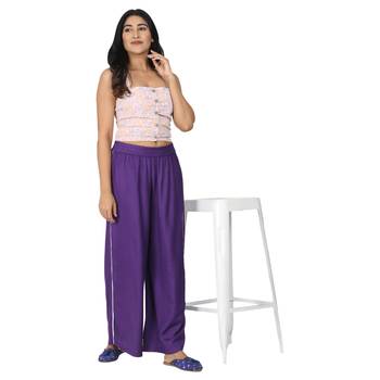 Lingra Solid Palazzos 1
