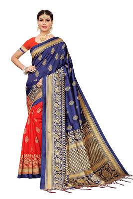 New Banarasi Art Silk Saree With  Blouse 1