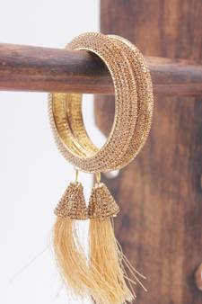 Gold bangles-and-bracelets