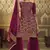 Bewitching Wine sequins embroidered net Party wear sharara Suit