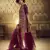 Bewitching Wine sequins embroidered net Party wear sharara Suit