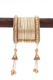 Gold bangles-and-bracelets