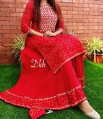 Attractive Woman Kurti with Skirt