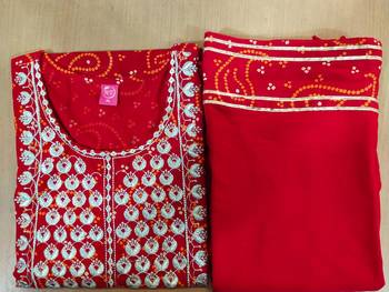 Attractive Woman Kurti with Skirt 2