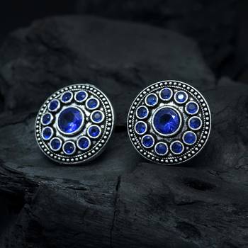 Blue studs 2