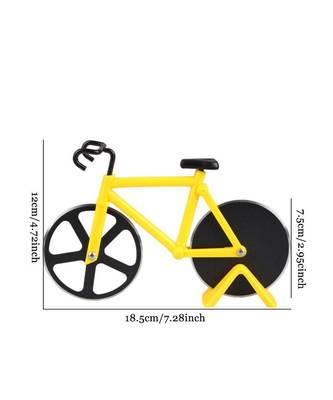 stainless steel Bicycle shape Pizza cutter 3