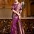 Face Deal Purple Color Banarasi Silk Woven Design Saree With Blouse Pices