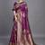 Face Deal Purple Color Banarasi Silk Woven Design Saree With Blouse Pices