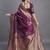 Face Deal Purple Color Banarasi Silk Woven Design Saree With Blouse Pices