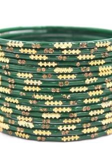 Green bangles-and-bracelets