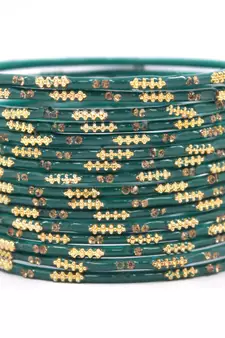 Green bangles-and-bracelets