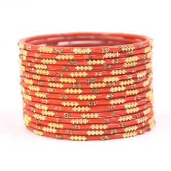 Orange bangles-and-bracelets 1