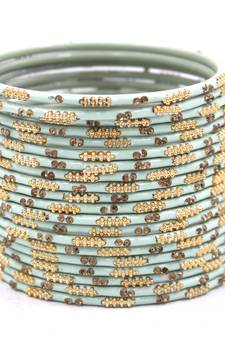 Green bangles-and-bracelets
