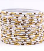 White bangles-and-bracelets