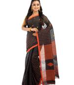 Bunkaari India Women Cotton Blend Jamdani Jamdani saree
