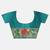 Teal Green & Gold-Toned Silk Blend Woven Design Banarasi Saree