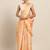 Yellow & Red Art Silk Printed Maheshwari Saree