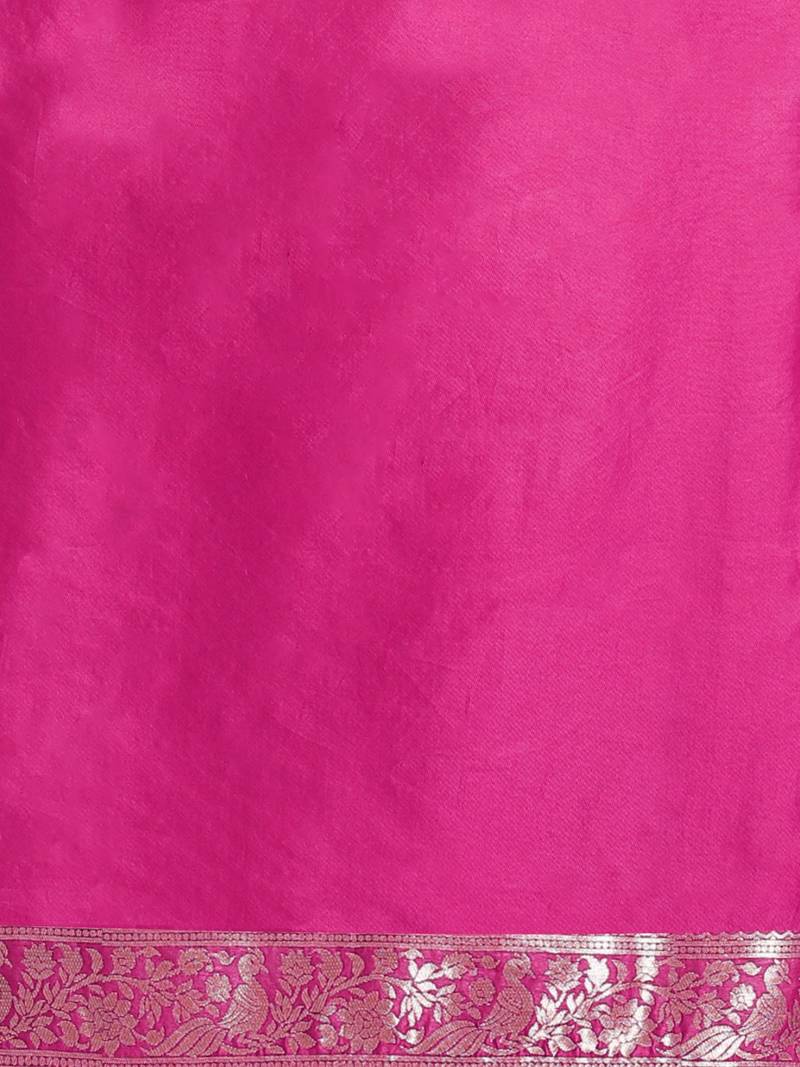 Blue & Golden Woven Design Banarasi Saree