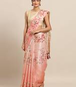 New Maheswari Silk Flower Digital Print Soft Silk Saree