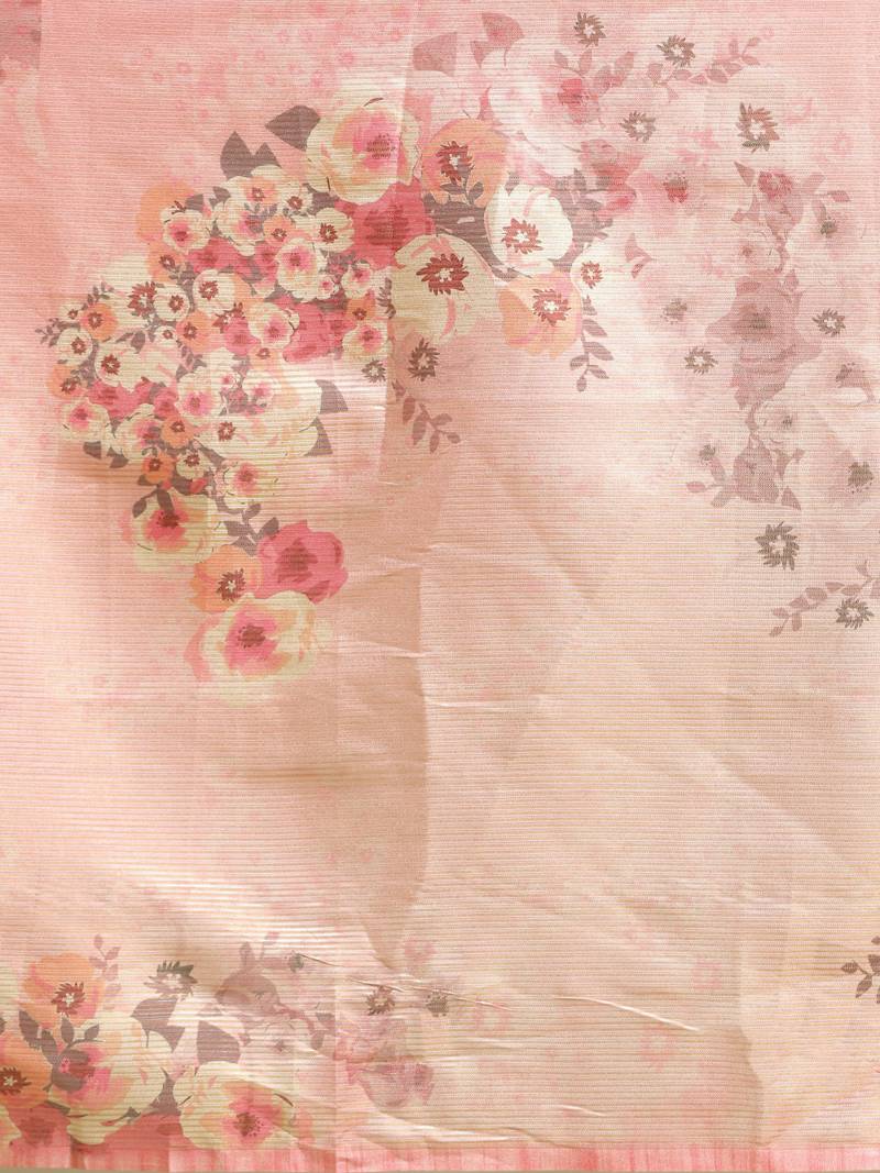 New Maheswari Silk Flower Digital Print Soft Silk Saree